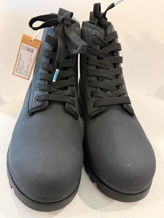 ☀️? Native Men\'s Johnny Treklite Bloom Black Lace-Up Waterproof Boots NWT main image 8